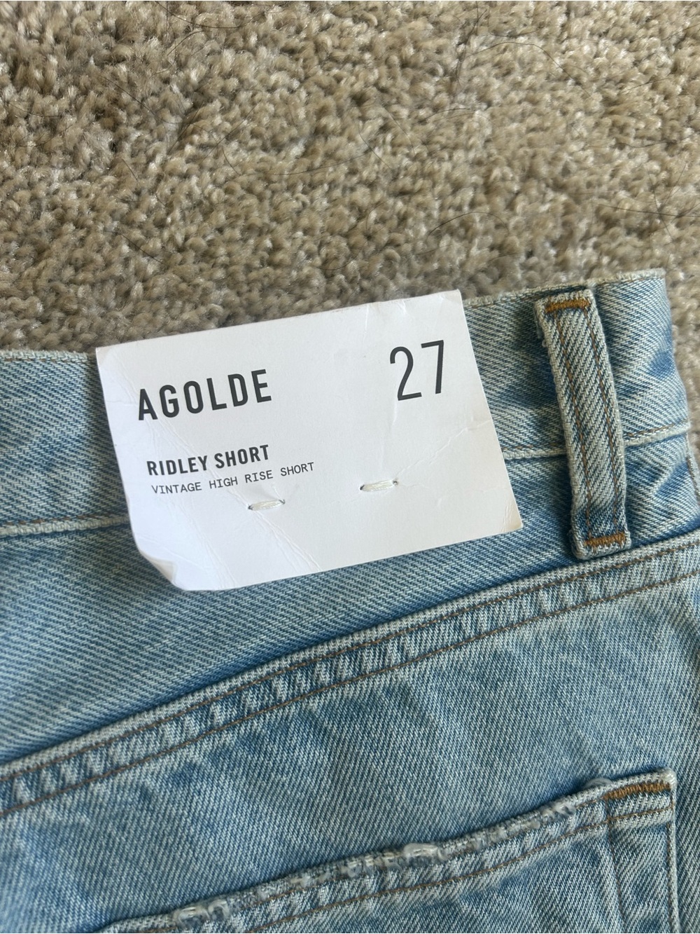 AGOLDE Ridley High Rise Shorts - Picture 8 of 8